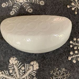 COACH Off White Glasses Case